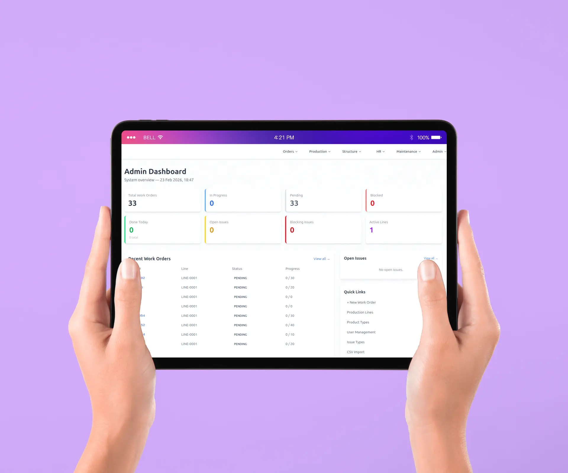 OpenMES - open source system zarządzania produkcją