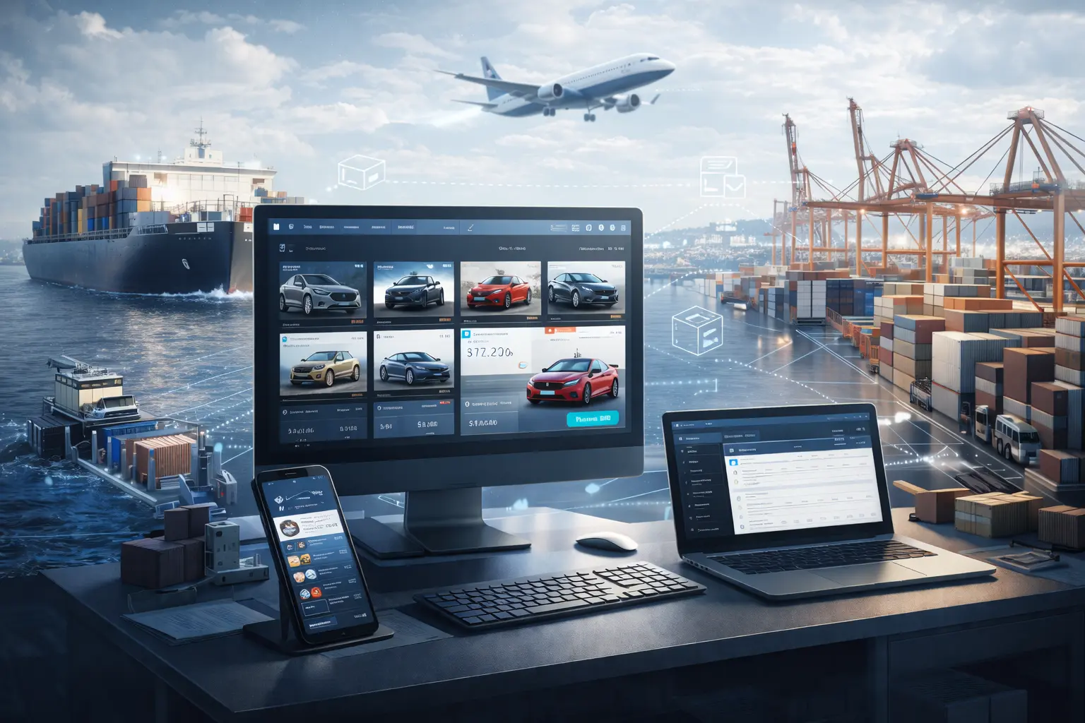 Portal internetowy do licytacji samochodów - case study