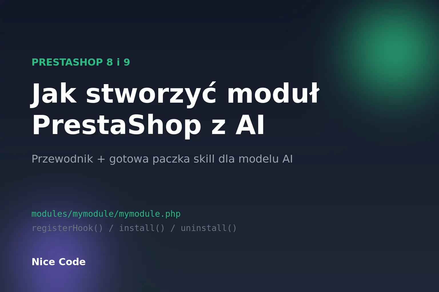 Blog post: Jak stworzyć moduł PrestaShop z pomocą AI